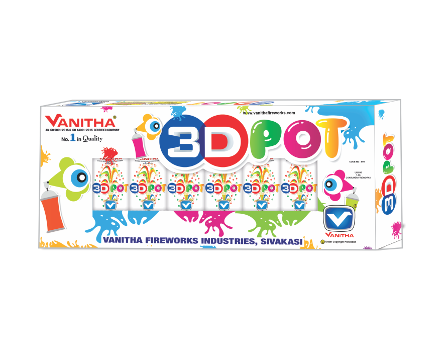 Vanitha 3D Pot