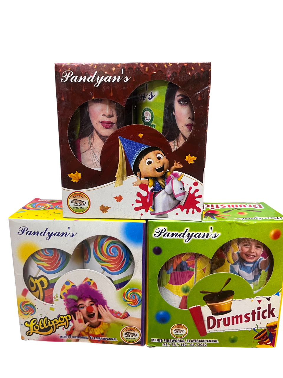 Lollipop/Black Forest/Drum Stick/Choconz