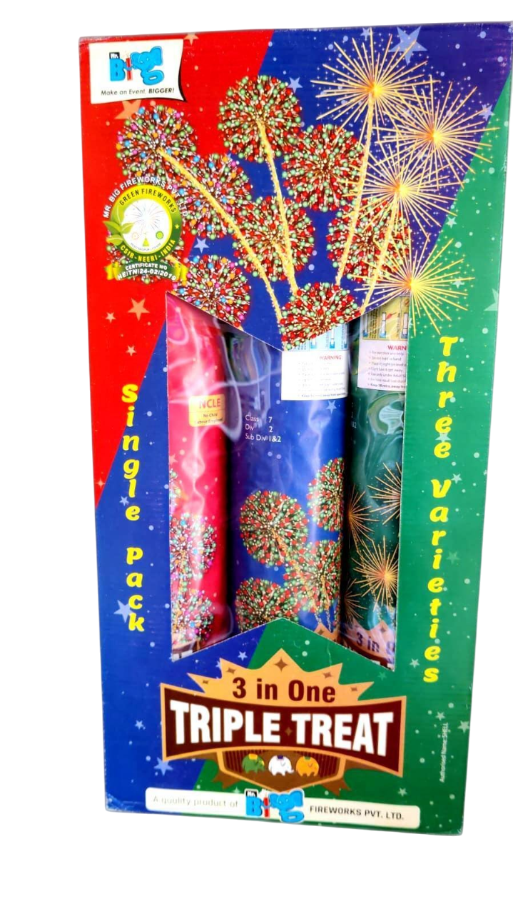 INF Triple Treat(3 inch 7 crackling steps)