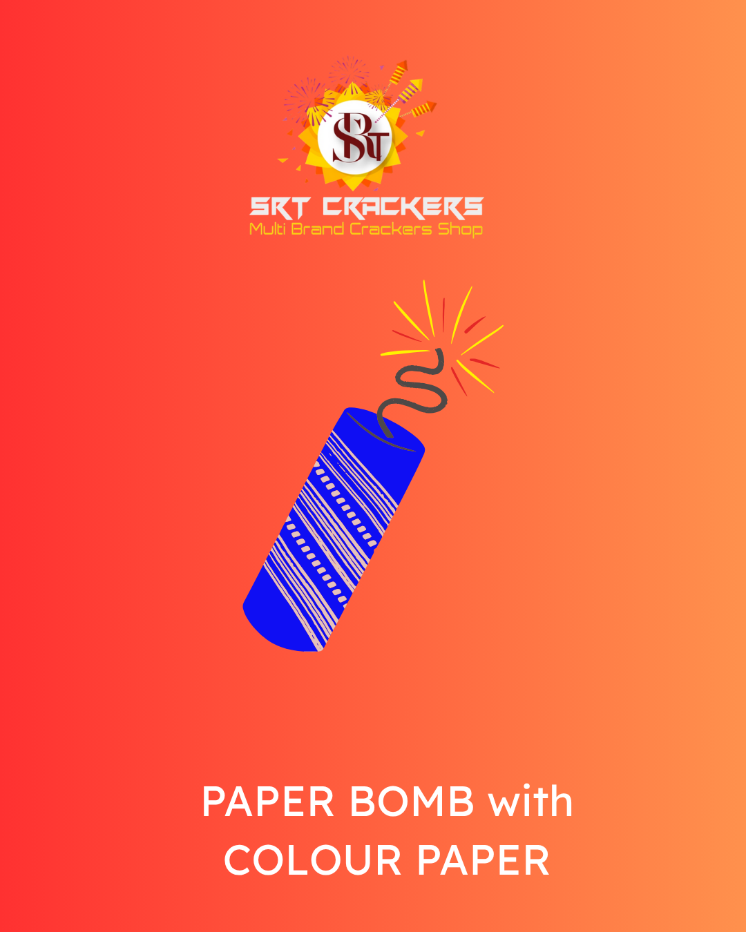 Paper bomb with Colour paper